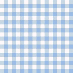 Sweet summer nordic scandinavian blue gingham, gingham fabric, english blue country, blue and white fabric 