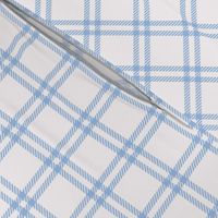 Sweet summer nordic scandinavian blue gingham, gingham fabric, english blue country, blue and white fabric 