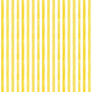 Yellow watercolor stripes