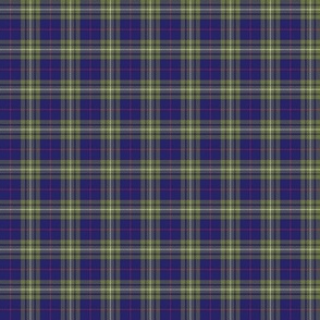 Connaught green tartan, 1"