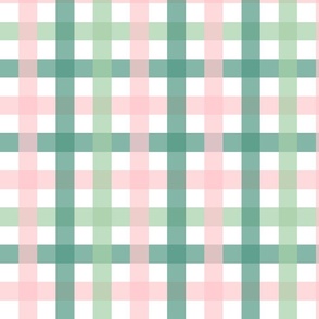Pink and Green Gingham