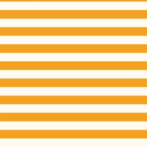 Horizontal (landscape) Stripes-Mustard Yellow