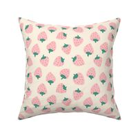 Strawberry Picnic - Light Pink and Cream