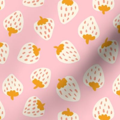 Strawberry Picnic - White, Yellow and Pink