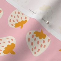 Strawberry Picnic - White, Yellow and Pink