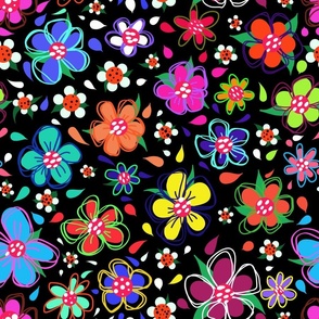 COLORFUL-BLOOMS-BOHO-STYLE-BLACK