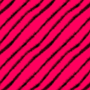 Hot pink and Black Stripes