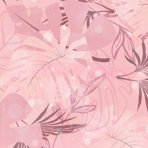 Jungle or jungalo boho Perfect spotted pink palms for softgirl jungalo boho