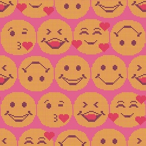 Cross Stitch Emojis