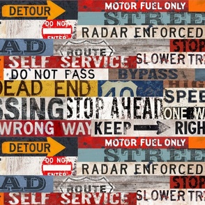 Speedway Street Signs - Race Car, Cars, Transportation Large