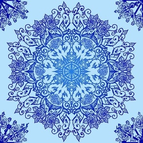 Aurora Blue Mandala