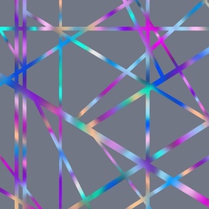 No Ai - Shiny Geometric Lines