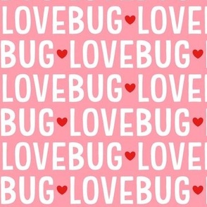 lovebug on pink - valentines custom