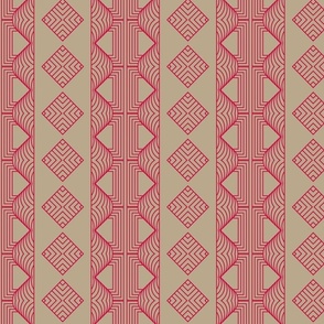 rye magenta-geo trellis stripe