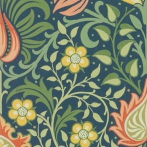 William Morris Co Dearle Persian Passion Tile Large
