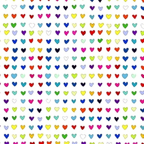 Rainbow Heart Collage
