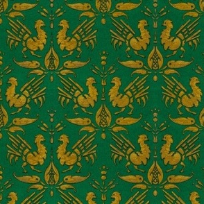 1888 vintage Medieval Pattern II by Albert Racinet - Original Colors