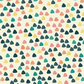 Gum drops with beige background
