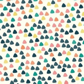 Gum drops with ivory background