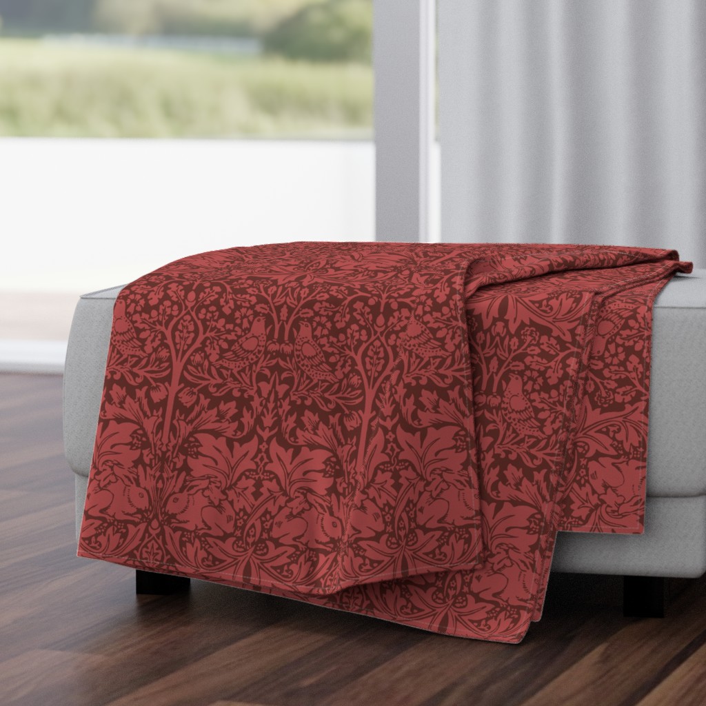 BRER RABBIT IN CHERRY JUBILEE (Rich Velvet Style) - WILLIAM MORRIS