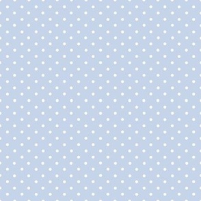 Small Polka Dots Blue Puff