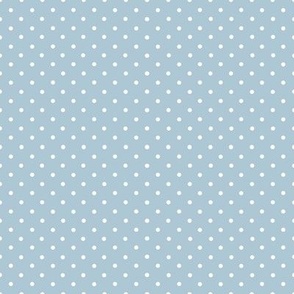 Small Polka Dots Blue Shimmer
