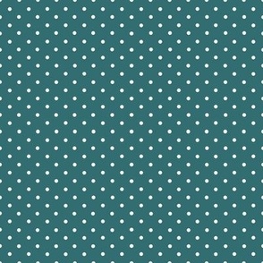 Small Polka Dots Wise One Deep Green