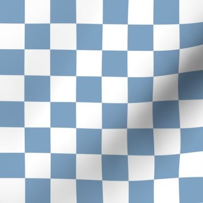 Checkerboard Glacier Blue Grey