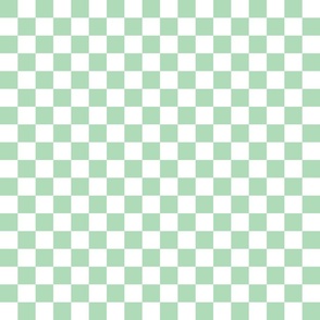 Checkerboard Jade Pastel Green