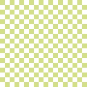 Checkerboard Light Citrus Green