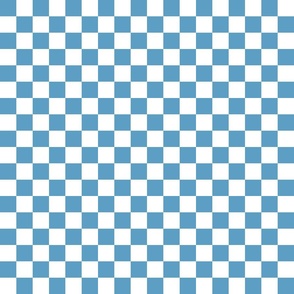 Checkerboard Soft Blueberry Blue