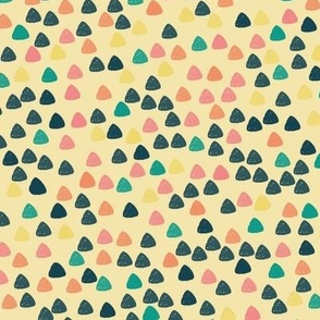 Gum drops with vanilla background