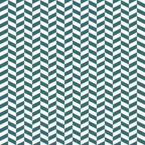 Narrow Herringbone Wise One Deep Green