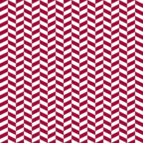 Herringbone Chevron Bishop Red