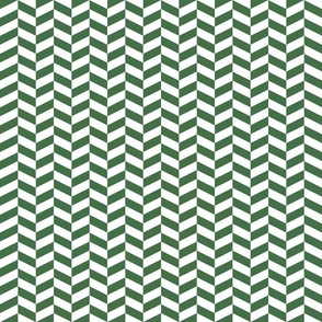 Herringbone Deep Christmas Green