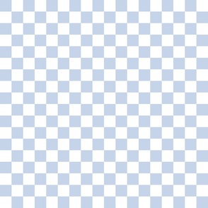 Checkerboard Blue Puff