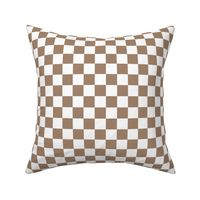 Checkerboard Iced Coffee Brown