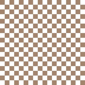 Checkerboard Iced Coffee Brown