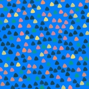 Gum drops with azure background