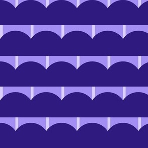 Lavender Blue Purple Banner Theater Stage Curtains 127
