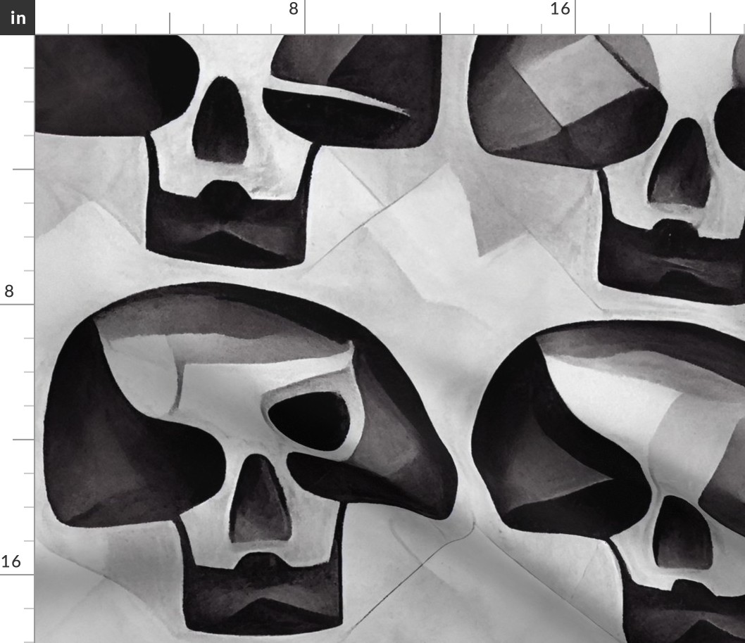 Abstract Modern Skulls ATL_41