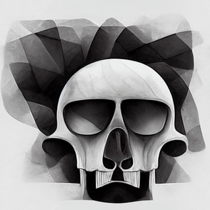 Skull Black White ATL_46