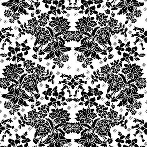 Black And White Damask   small