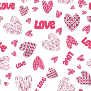 Valentines day pattern