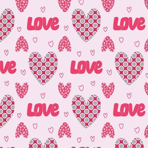 Love pattern for Valentines day