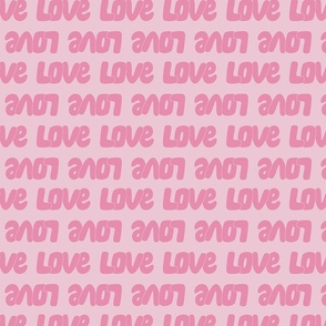 Word Love pattern