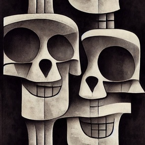 Abstract Skulls ATL_107