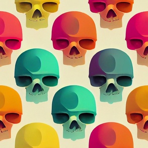 Colorful Skulls ATL_110