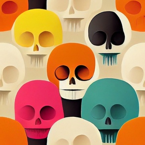 Skulls Colorful ATL_114