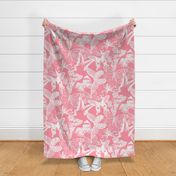 Abstract Butterfly Pink Large